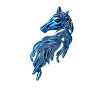Broche en alliage de dessins de chevaux, matériaux pour le travail, événement, usage quotidien, trois couleurs choix, accessoire de broche élégant