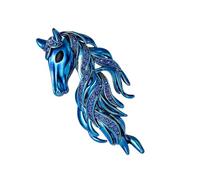 Broche en alliage de dessins de chevaux, matériaux pour le travail, événement, usage quotidien, trois couleurs choix, accessoire de broche élégant