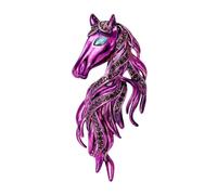 Broche en alliage de dessins de chevaux, matériaux pour le travail, événement, usage quotidien, trois couleurs choix, accessoire de broche élégant
