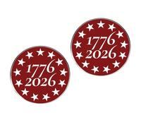 Broche en alliage de qualité supérieure à 13 points célébrant 250 ans d'indépendance 1776 2026 Broche en alliage de qualité