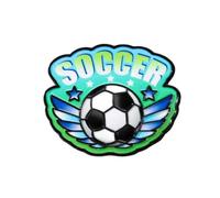 Broche en alliage de zinc style capitaine de football pour les fans du Royaume-Uni Vert, CZ3232-4, Fabriqué en alliage de zinc durable avec un design léger pour une utilisation prolongée