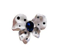 Broche en alliage en forme de papillon - Design d'inspiration antique - Cristaux - Accent pour femme tendance - Accessoires de vêtements - Cadeaux - Broche papillon pour femme, taille unique, Comme
