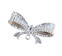 Broche en alliage résistant à la corrosion pour événement formel avec strass, taille unique, Comme décrit