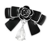 Broche en alliage robuste avec strass - Design élégant - Pour améliorer votre tenue, taille unique, Comme décrit