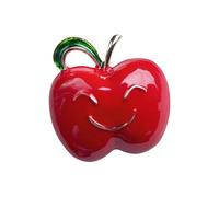 Broche en alliage robuste en forme de fruit combinant une fermeture pratique pour vêtements avec des accessoires tendance Caractéristiques : épingle à vêtements robuste et anti-regards, taille unique