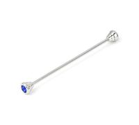Broche en argent pour homme avec épingle à cravate