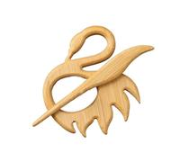 Broche en bois en forme d'animal - Panda - Écureuil - Baleine - Jolie broche vintage pour pull - Épingle à châle - Boucle d'écharpe pour femme et homme, 1, Bois