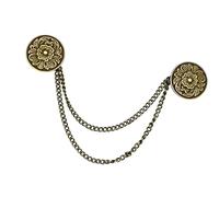 Broche en chaîne gothique Unique avec un Design complexe, idéale pour le châle et les tenues formelles, accessoires vestimentaires polyvalents, épingle d ' insigne