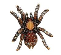 Broche en cristal avec strass - En métal léger et doux pour la peau - Fixée fermement sur les vêtements, sac à dos, badge, chapeau, sac, accessoires pour mariages, fêtes, dîners, rendez-vous