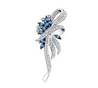 Broche en cristal, épingle à revers, broche en strass, accessoires de mariage pour femmes