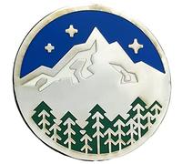 Broche en émail en forme de montagne pour camping, randonnée sauvage, veste fourre-tout, sac à main, émail, sans pierre précieuse, Émail, Sans pierre précieuse