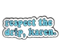 Broche en émail heureux : aimez-vous vous-même, vous êtes la valeur Broche Insigne, Klein, Métal non précieux