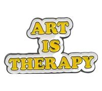 Broche en émail heureux : aimez-vous vous-même, vous êtes la valeur Broche Insigne, Klein, Métal non précieux