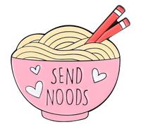 Broche en émail Larmes des ennemis : broches drôles de nouilles ramen jeu de mots, Klein, Métal non précieux