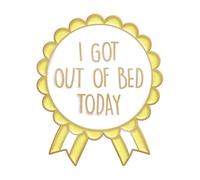 Broche en émail mignon mais psycho : « Keine mehr Drama - Ist es Freitag Noch Stu? » Broche pour col, citations amusantes, Normale, Métal non précieux