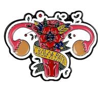 Broche en émail organe anatomique, cœur, cerveau, poumon, utérus, Klein, Métal non précieux