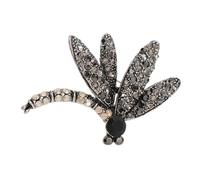 Broche en forme d'animal étincelant avec fermoir sécurisé en alliage léger pour les fêtes et broche formelle en forme d'animal en cristal pour femme, TAILLE UNIQUE, Comme décrit