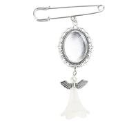 Broche en forme de bouquet de mariage en forme d'ange pour photo de la mère de la mariée ou du marié, taille unique, Comme décrit