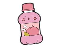 Broche en forme de bouteille en alliage robuste pour des tenues amusantes et un cadeau créatif sur le thème des fruits, One Size, Comme décrit