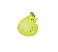 Broche en forme de chat avec des facteurs de fruits mélangés sur le thème des animaux - Broche tendance pour femme - Cadeau en alliage - Bijoux de dessin animé, One Size, Comme décrit