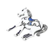Broche En Forme De Cheval,Badge En Métal Pour La Mode - Épingle De Col,Pour Femmes Et Hommes Robe Vêtements Pull Châle Écharpe Manteau Chemise Mariage Et Fête