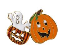 Broche en forme de citrouille en alliage festif pour Halloween, accessoires de célébration et décoration de sac