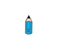 Broche en forme de crayon de dessin animé en émail Geste Broche en alliage Broche bouton vestes Badge broches Bijoux tendance