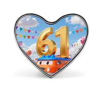 Broche en forme de cœur pour célébrer une fête, exprimer son amour et orner un sac à dos ou un revers de veste. Idéale pour la Saint-Valentin ou un anniversaire.