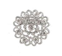 Broche en forme de cœur vierge pour femme broche à épingle pour femme accessoire cadeau pour bal de fin d'été élégant et populaire pratique et professionnel