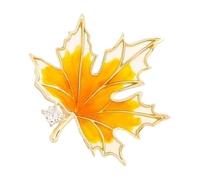 Broche en forme de feuille d'érable, broche étincelante pour vêtements - Multifonctionnelle pour corsage de vêtements pour la danse de mariage, broche décorative en strass pour chemise, Refer to