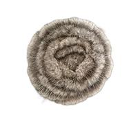 Broche en forme de fleur en peluche imitation délicate pour donner un charme élégant