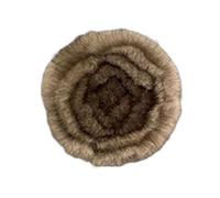 Broche en forme de fleur en peluche imitation délicate pour donner un charme élégant