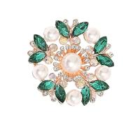 Broche en forme de fleur en strass scintillants multi-usage pour vestes, chemisiers, accessoires élégants pour femmes, cadeau tendance, broche fleur bijoux, taille unique, Comme décrit