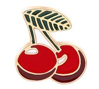 Broche en forme de fruit - Accessoire pour vêtements - Texture en alliage - Convient pour la vie scolaire et les fêtes - Broche unique, taille unique, Comme décrit