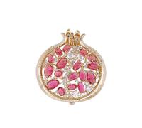 Broche en forme de fruit, pièces de bijoux polyvalentes, idéales pour les célébrations et les tenues décontractées, conceptions uniques, broche en alliage