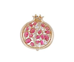 Broche en forme de fruit, pièces de bijoux polyvalentes, idéales pour les célébrations et les tenues décontractées, conceptions uniques, broche en alliage