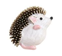 Broche en forme de hérisson émaillée à la main, accessoire animal tendance pour vestes ou décoration de, épingle à revers Vintage en forme de hérisson