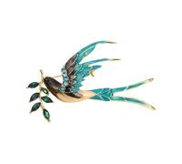 Broche en forme de hibou avec motifs rétro base alliage poli décoration multifonction pour sacs vêtements Broche hibou, One Size, Comme décrit ci-dessus