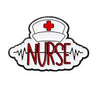 Broche en forme de lettre anglaise créative pour médecins et infirmières, en alliage émaillé, accessoire de décoration tendance, insigne créatif, Einheitsgröße, comme décrit