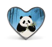 Broche en forme de panda géant en alliage d'aluminium pour robe, chapeau, sac, costume, cravate, accessoires de mariage, bijoux, cadeau, épinglettes en émail
