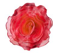 Broche en forme de rose 3D faite à la main en forme de fleur multicouche tendance pour lait maternel, accessoires de bijoux de fête