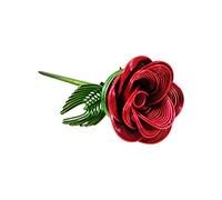 Broche en forme de rose pour femme - Tendance et élégante - Centre de table - Attire l'attention des gens - Rose pour la Saint-Valentin, taille unique, Comme décrit