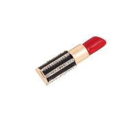 Broche en forme de rouge à lèvres en strass pour manteau châle écharpe