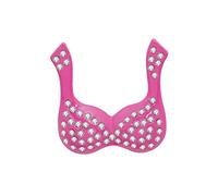 Broche en forme de ruban de sensibilisation au cancer du sein pour femme avec strass en cristal rose unique en oxyde de zirconium rose unique pour événements caritatifs sida espoir pour sacs à dos