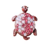 Broche en forme de tortue avec détails en alliage - Revêtement robuste - Bijou tendance pour une tenue décontractée - Bijoux pour enfants sur le thème des animaux, taille unique, Comme décrit