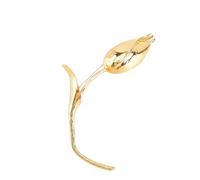 Broche en forme de tulipe pour femmes et filles, accessoire de vêtements en forme de fleur pour une tenue décontractée et élégante, accessoire de fleur unique