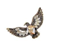 Broche en forme d'oiseau étincelant - Adorable épingle en forme d'animal - Texture en alliage - Convient pour les décorations de sac à dos et de tissu, One Size, Comme décrit