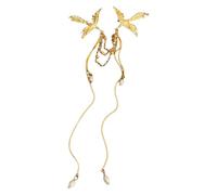 Broche en forme d'oiseau, pompons, bijoux tendance pour femmes, accessoires de fête, broche de célébration adaptée pour un usage quotidien broche chinoise, taille unique, Comme décrit