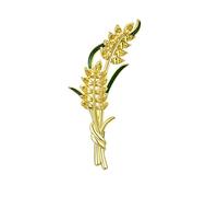 Broche en forme d'oreille de blé, tempérament féminin, atmosphère sauvage, décoration, broche, manteau, pull, accessoires
