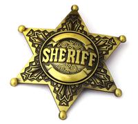 Broche en métal antirouille - Décoration géométrique - Badge à fermeture rapide pour les professionnels, ensembles décontractés, taille unique, Comme décrit